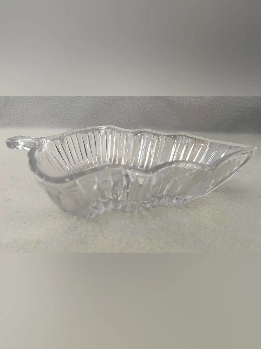 Mikasa Clear Glass Tree-Shaped Serving Bowl